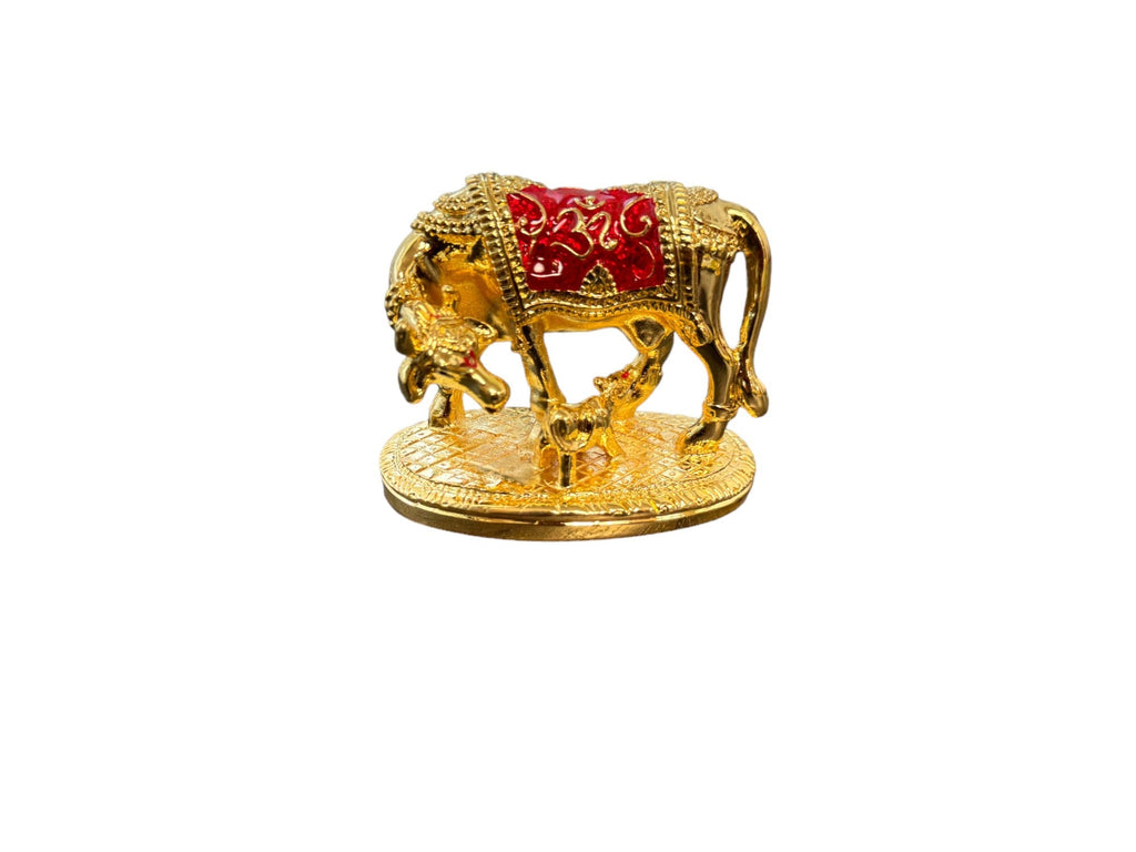 Kamdhenu Idol Figurine for Car Dashboard or Work Desk
