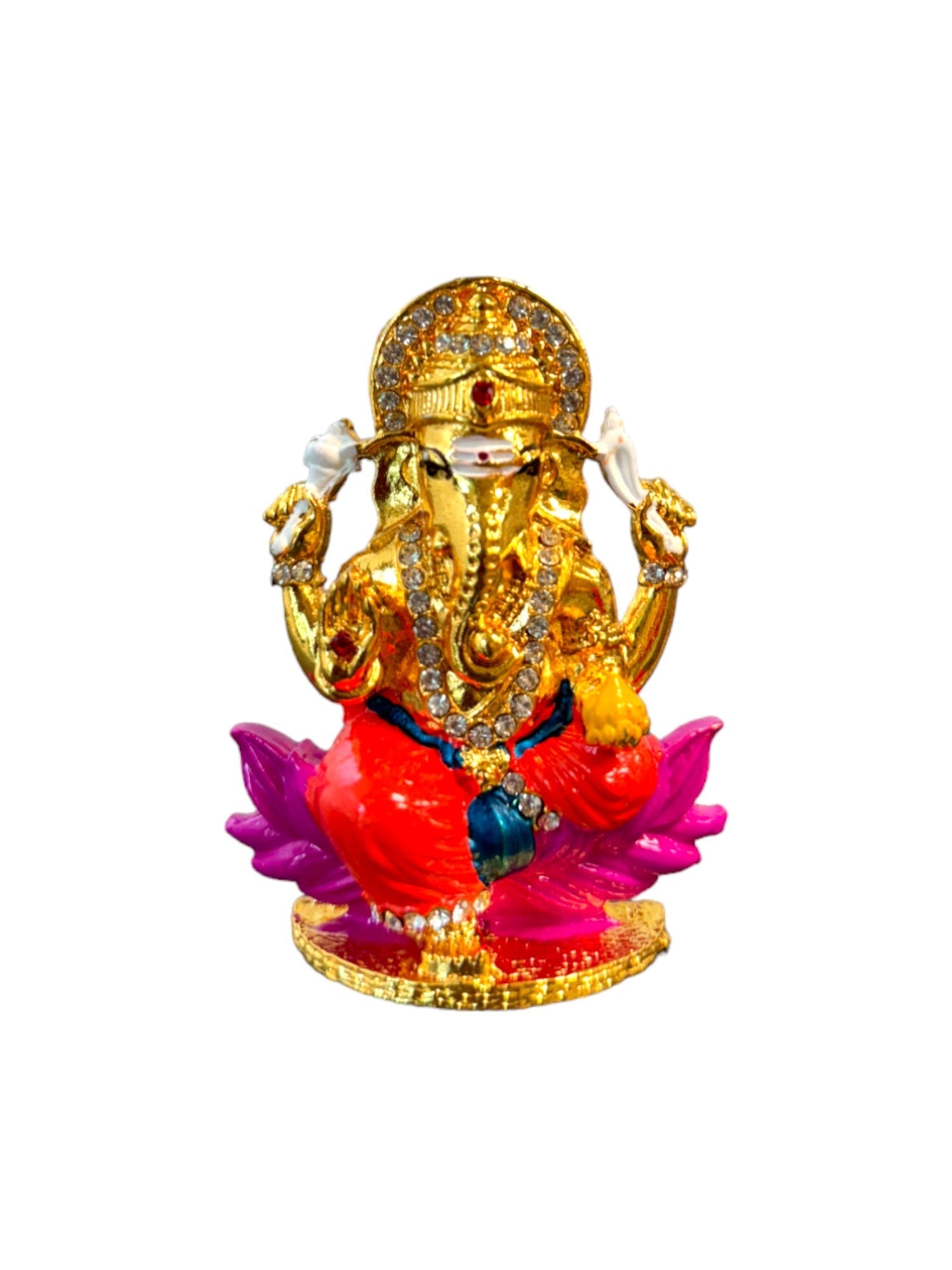 Stone Studded Ganesha Idol