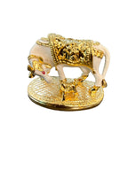 Kamdhenu Idol Figurine for Car Dashboard or Work Desk
