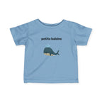Little whale petite baleine Infant toddler Tee by Printify