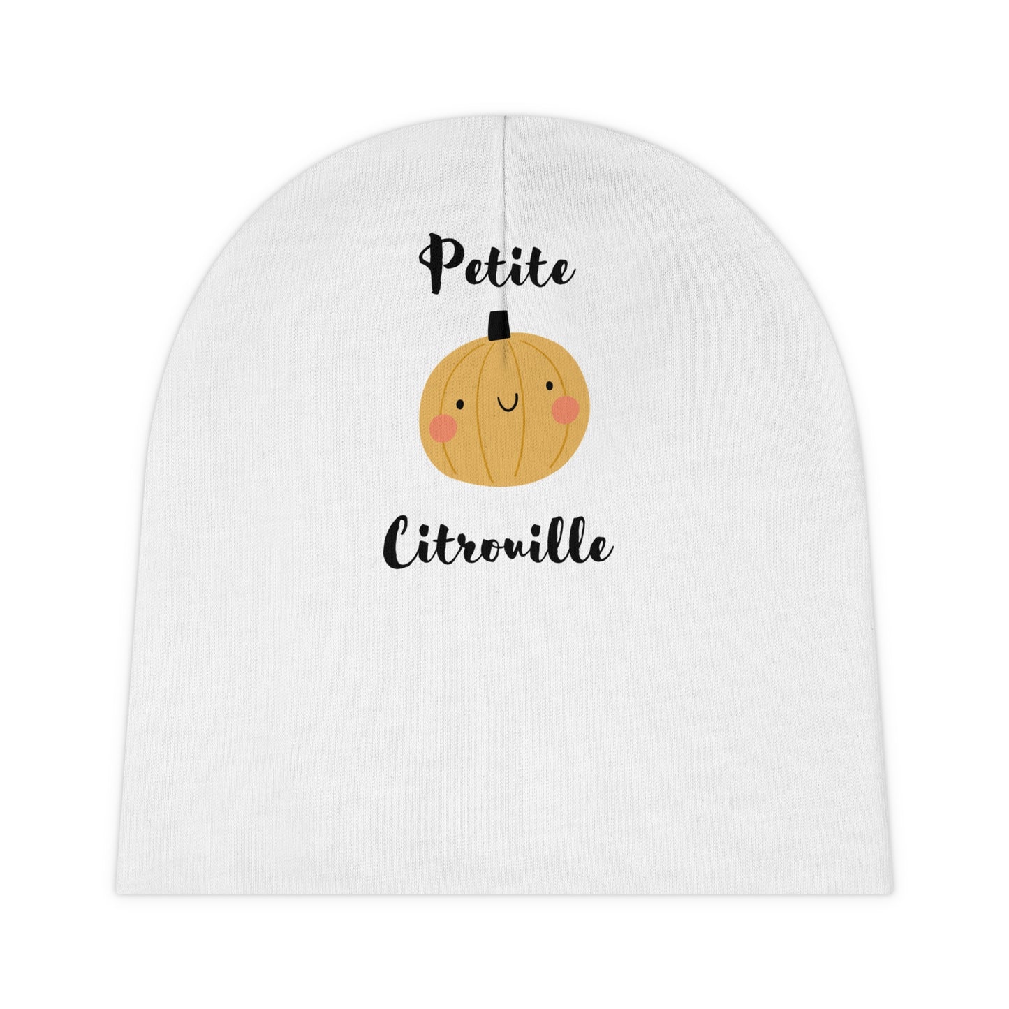 Petite Citrouille (little pumpkin) French Baby Beanie