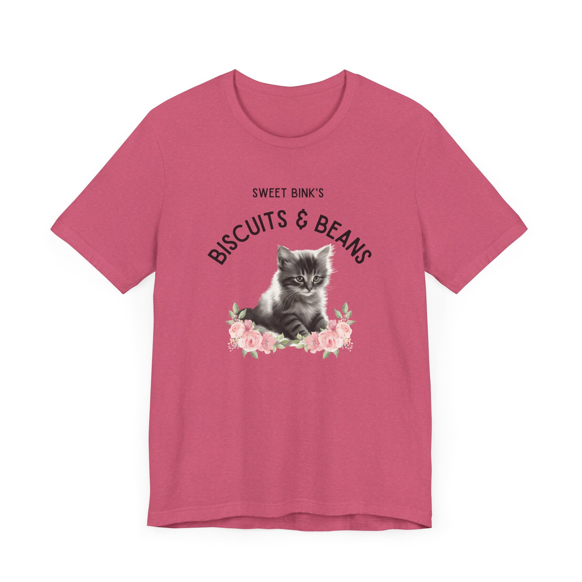 Sweet Bink's Biscuits and Beans cat tee