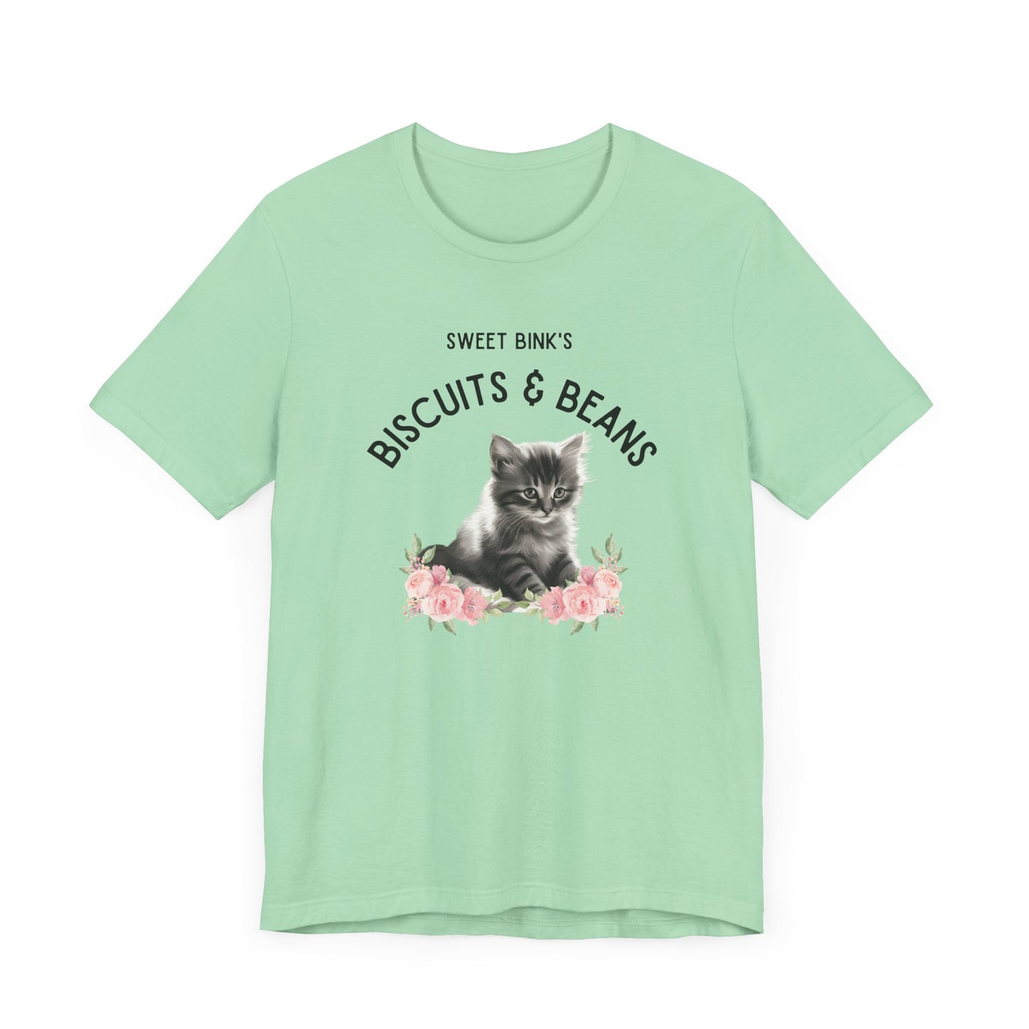 Sweet Bink's Biscuits and Beans cat tee