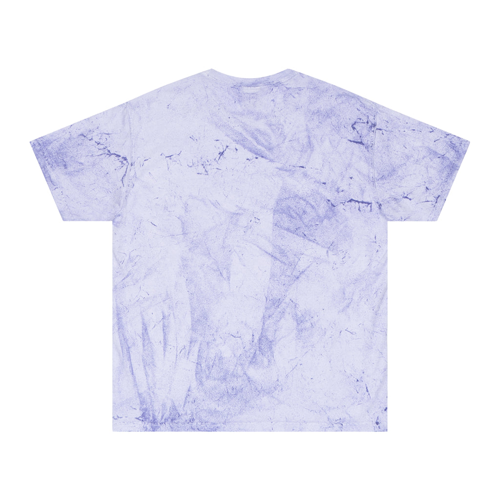 Francophone circular tye-dye tee shirt, retro unisex t-shirt for French language speakers