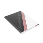 Anmerkungen Hardcover puffy Notebook by Printify