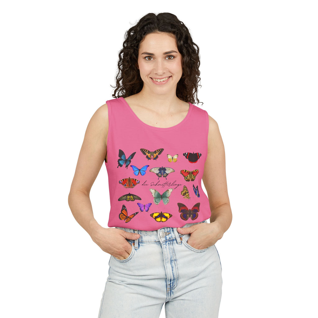 Die Schmetterlinge Tank Top — German Butterflies Graphic Tank
