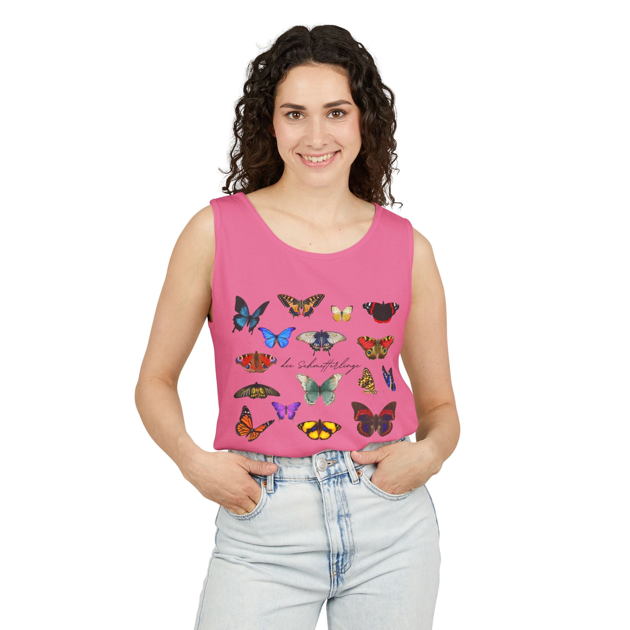 Die Schmetterlinge Tank Top — German Butterflies Graphic Tank