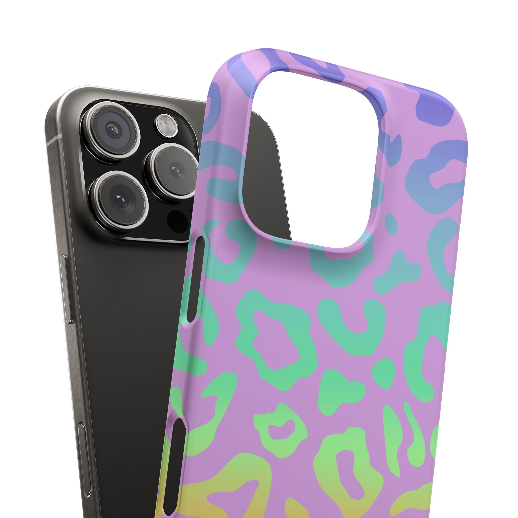 Bespattered Facade Rainbow Leopard Snap Case