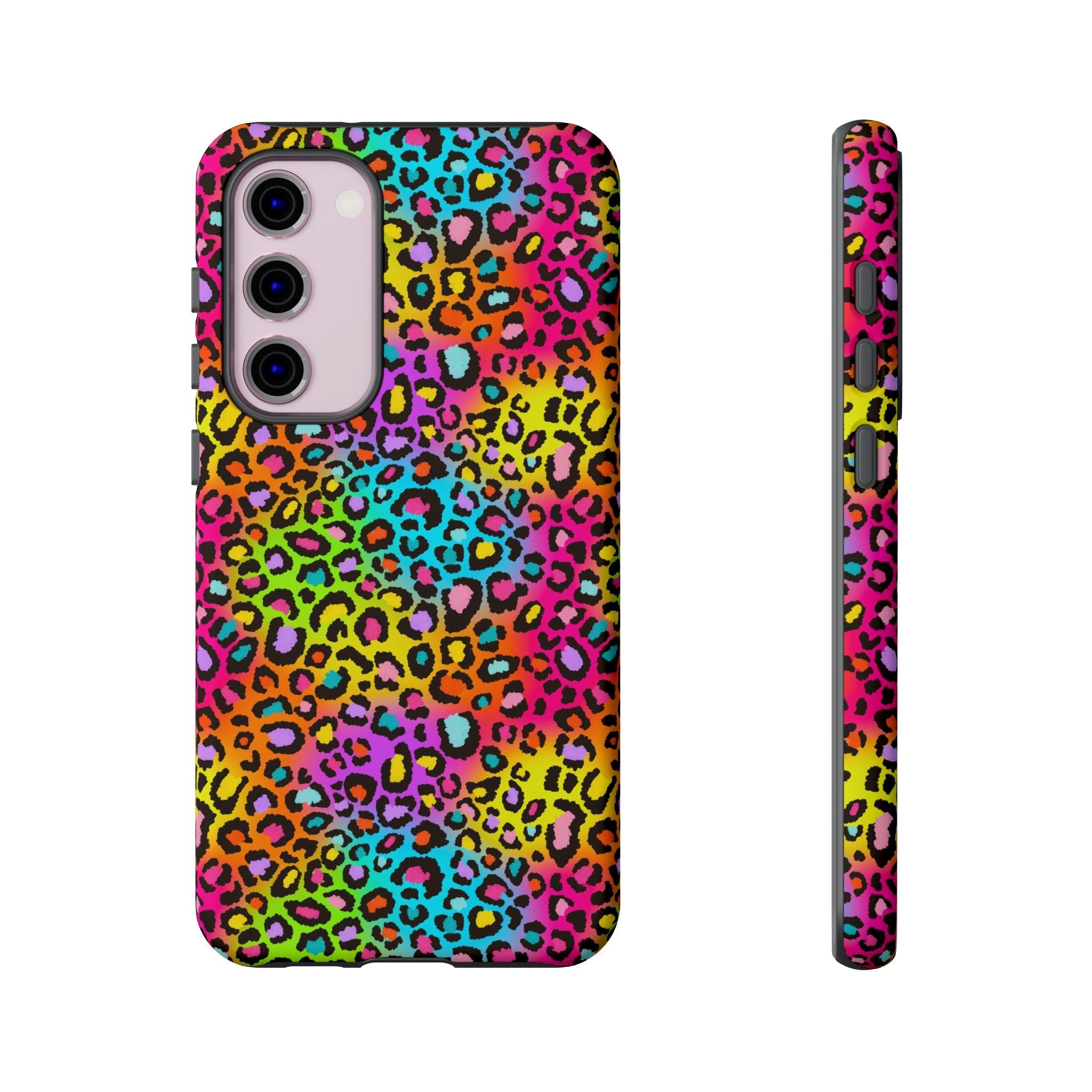 Bespattered Facade Rainbow Leopard Tough Case