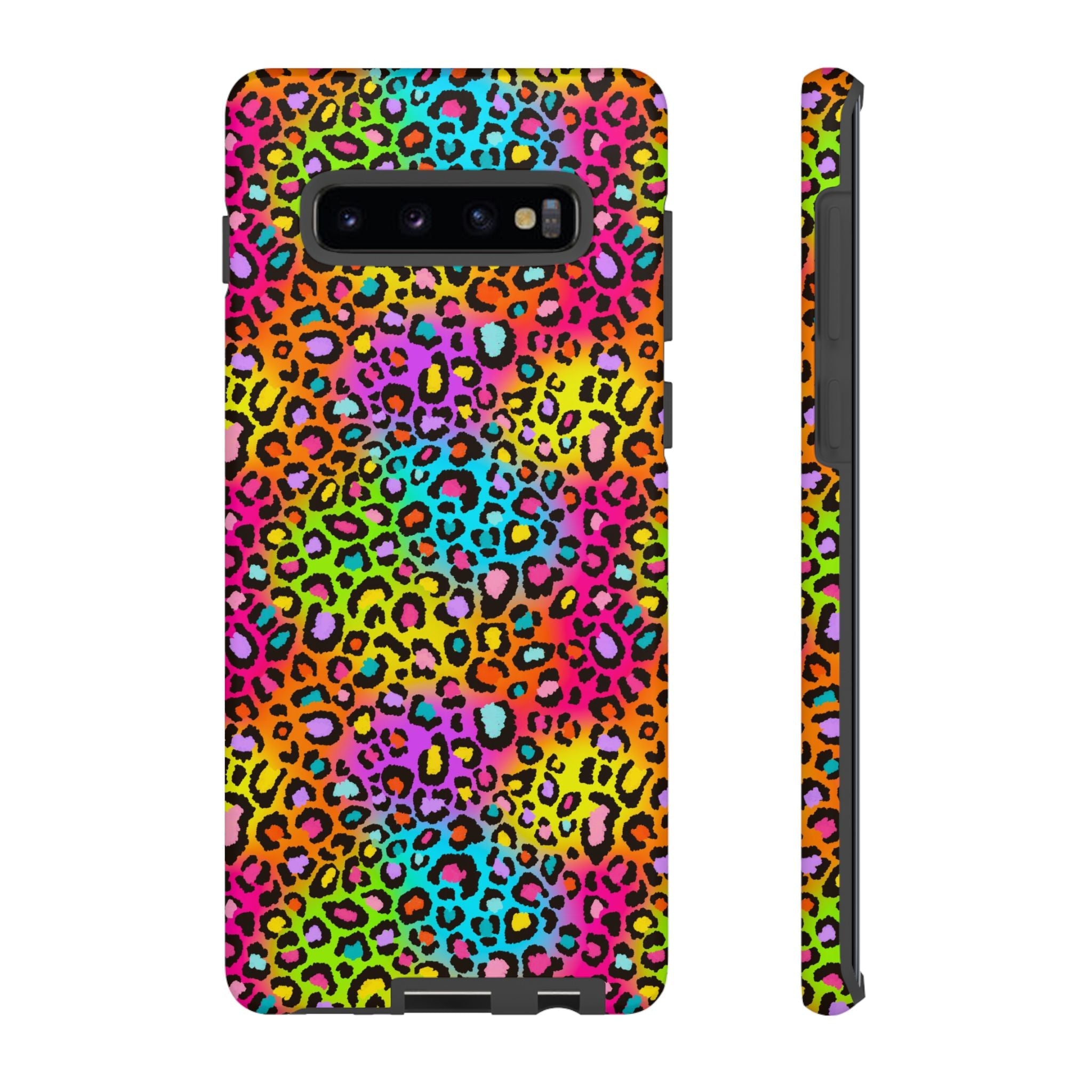 Bespattered Facade Rainbow Leopard Tough Case