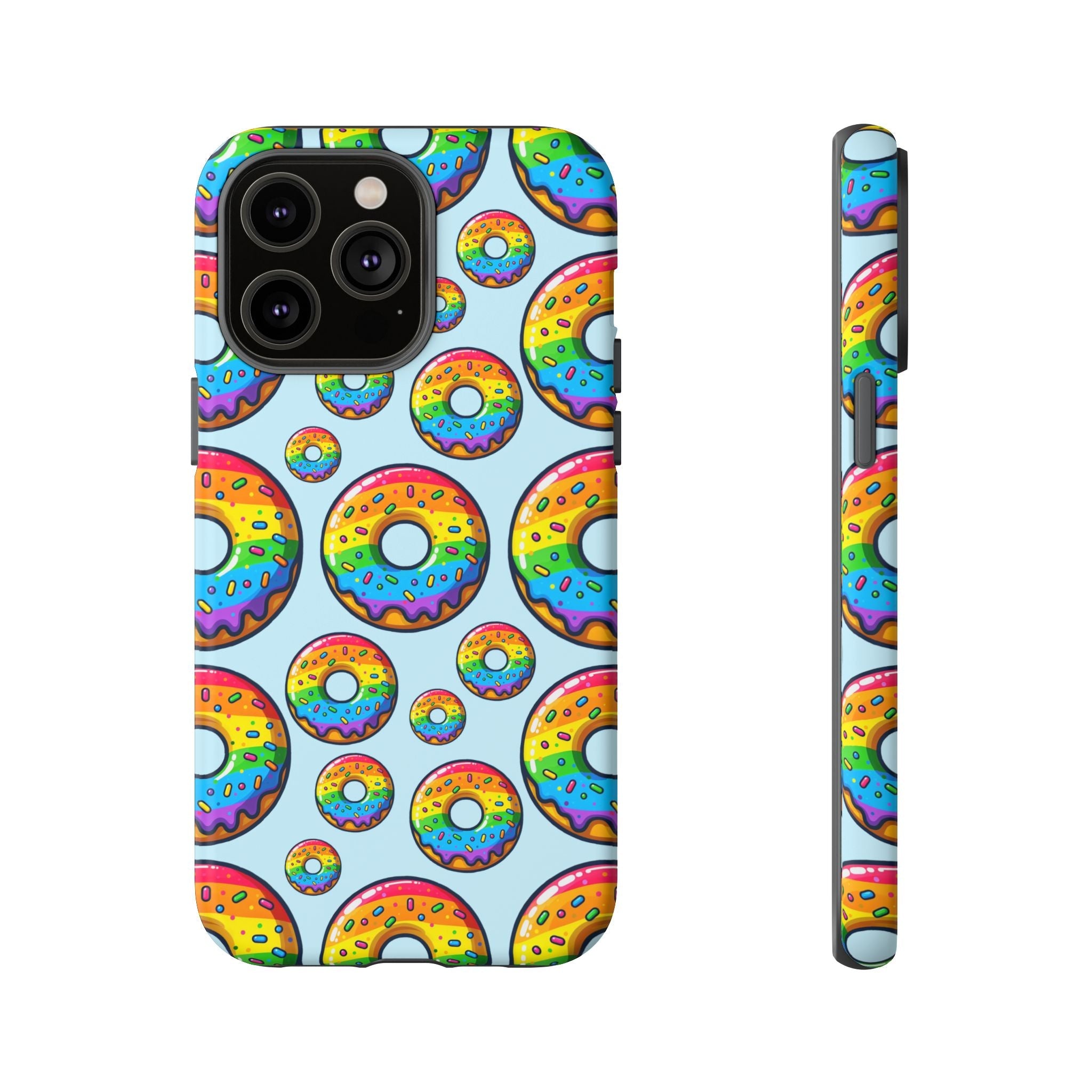 Bespattered Facade Rainbow Sprinkle Donut Tough Case