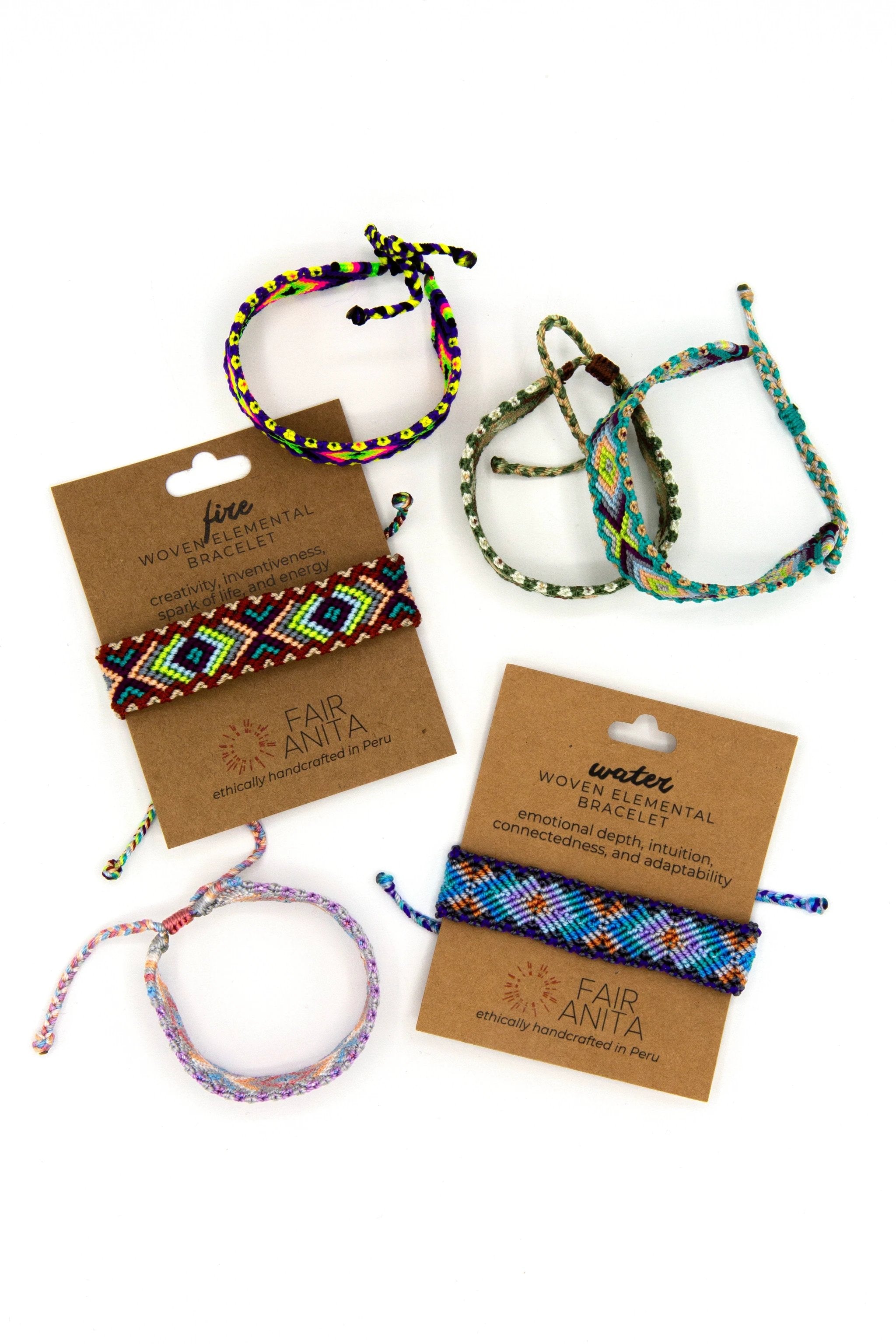 Elemental Woven Bracelet by Fair Anita