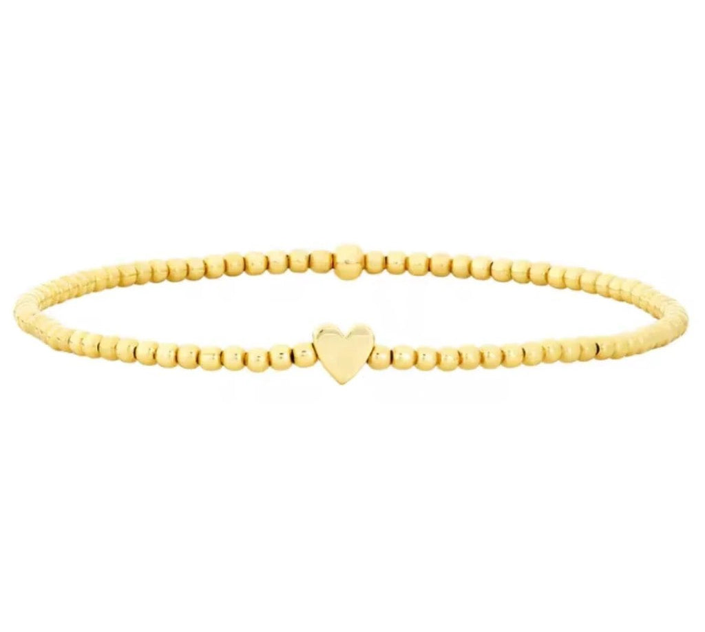 Classic Beaded Hearts, Stars & Smiles Waterproof Non-Tarnish Bracelets by Curated By Suarez