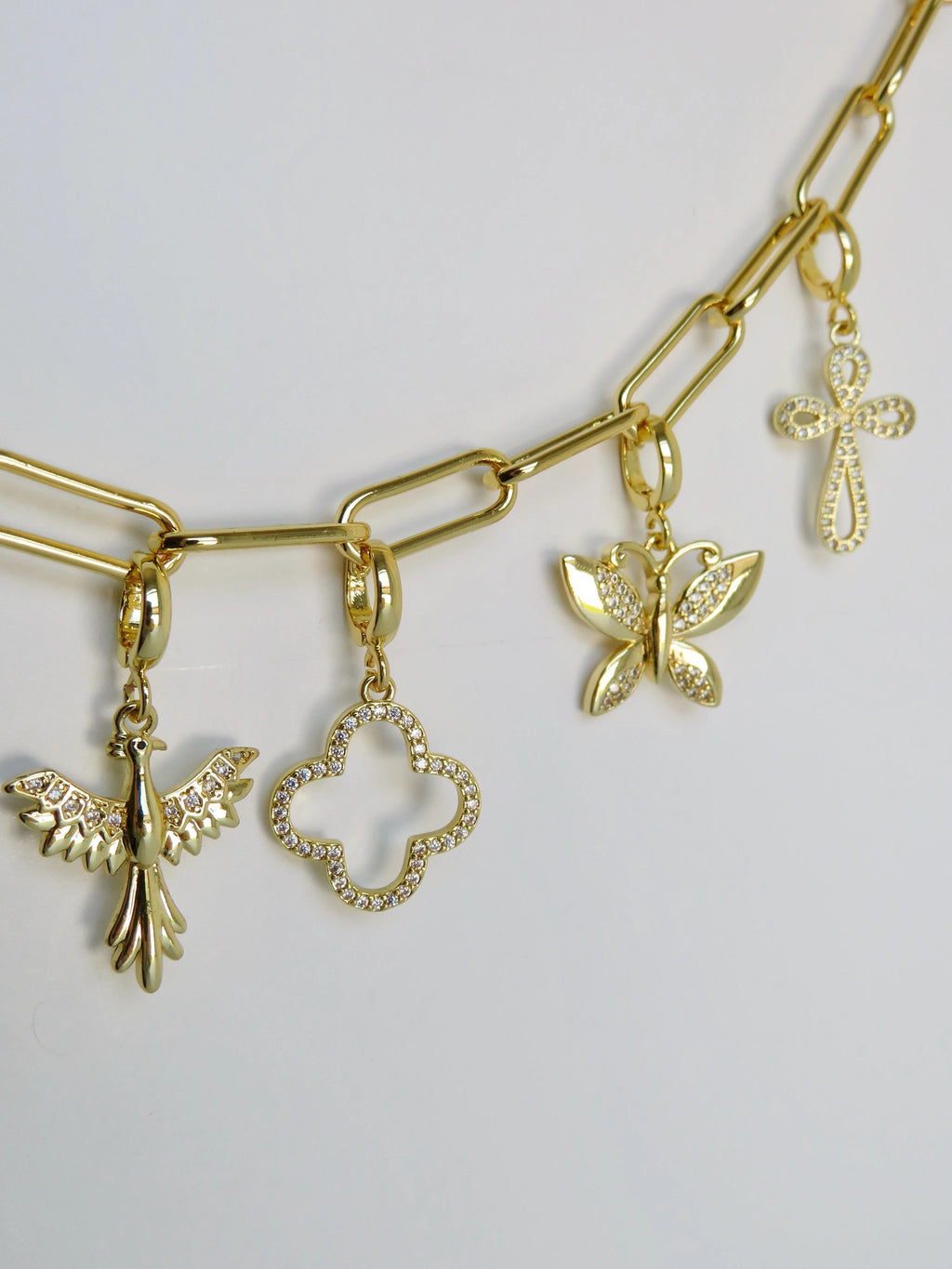 Charm Bar Chain - 18k Gold Plated - Handbag Chain by Curated By Suarez