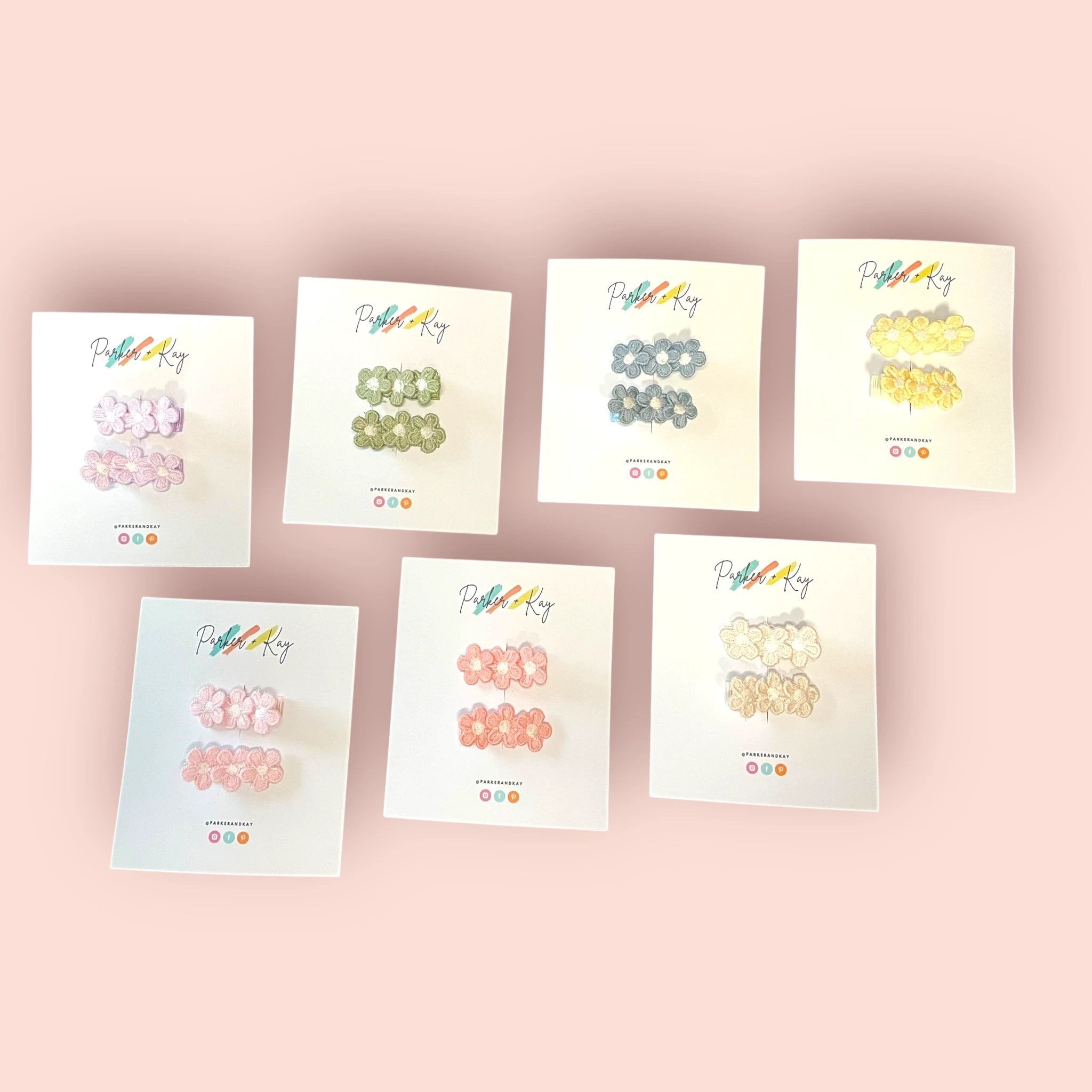 Baby Blooms Hair Clips by Parker + Kay Creative