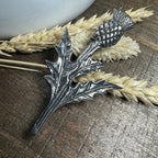 Balmoral Scottish Thistle Kilt Pin - Handmade in Scotland
