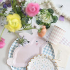 Bunny Dessert Plate (8pcs)