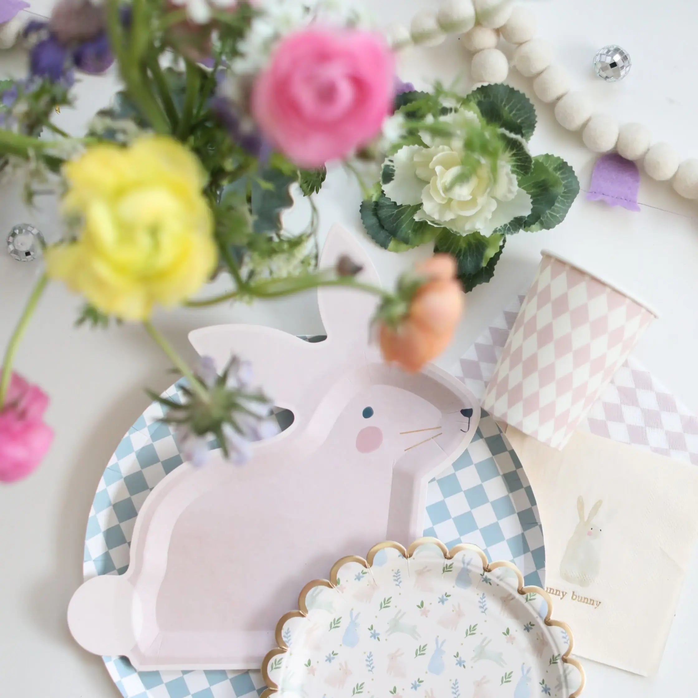 Bunny Dessert Plate (8pcs)