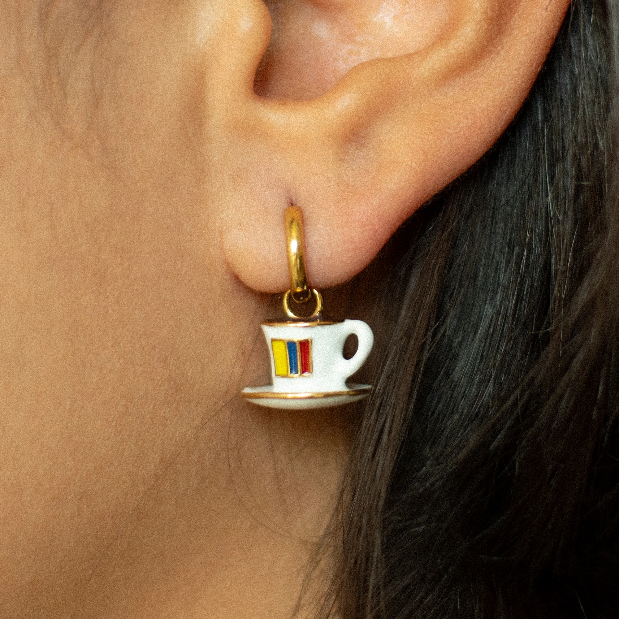 Hoop Earrings - Colombian Charms Collection by SITOS