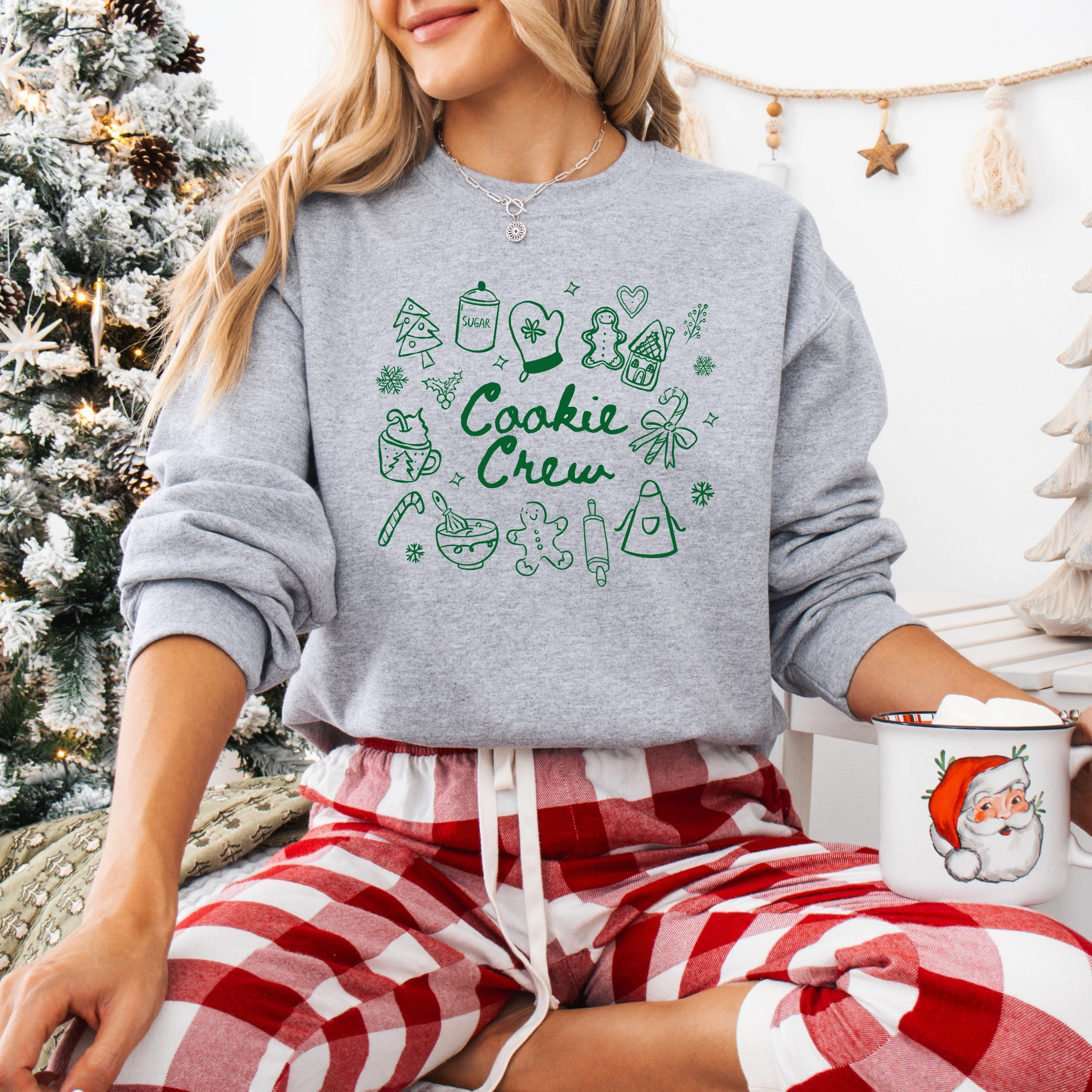 Cookie Baking Crew adult sweatshirt, Christmas collection by Benny and Ray Apparel