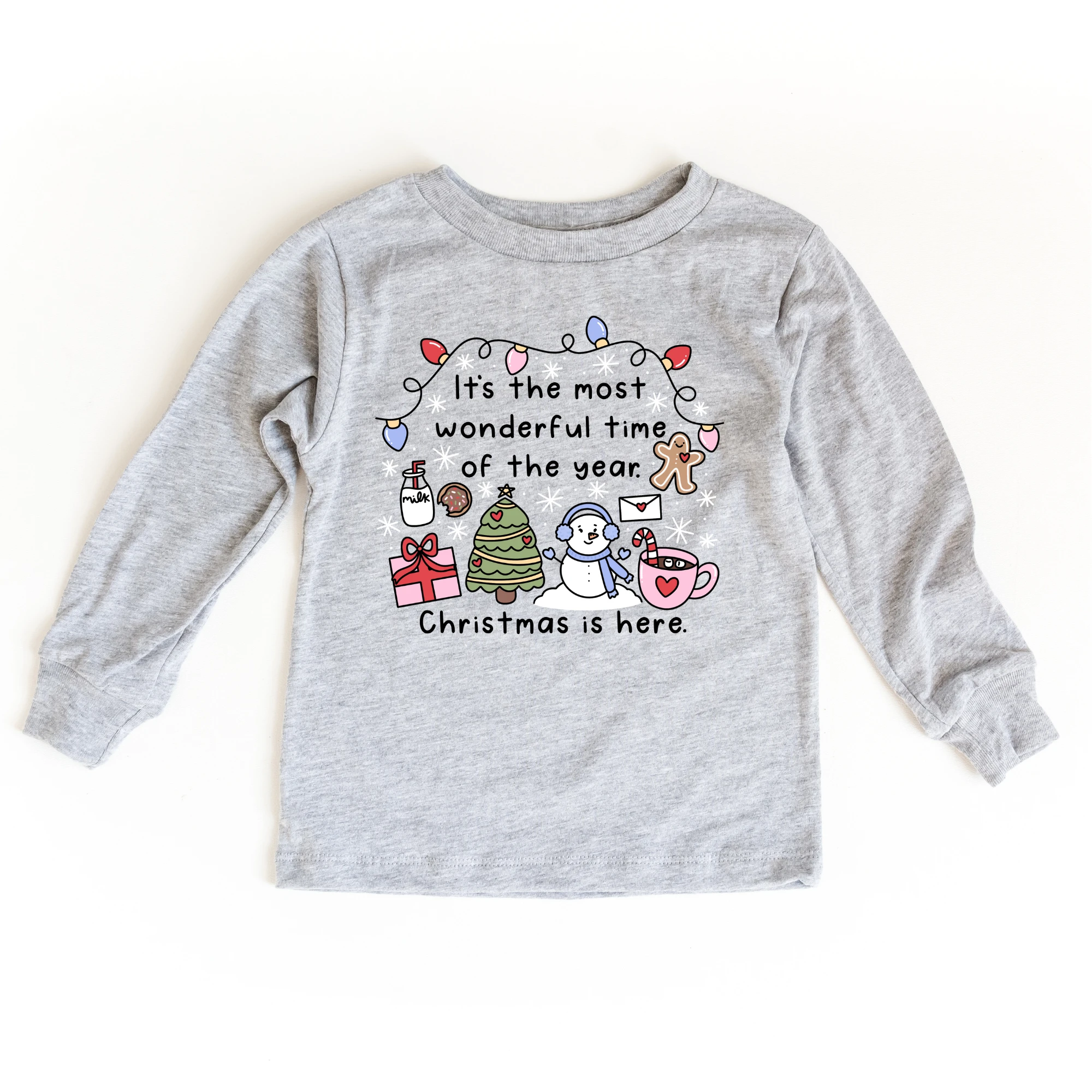 Most Wonderful time of the Year toddler and youth tee shirt, Christmas collection by Benny and Ray Apparel