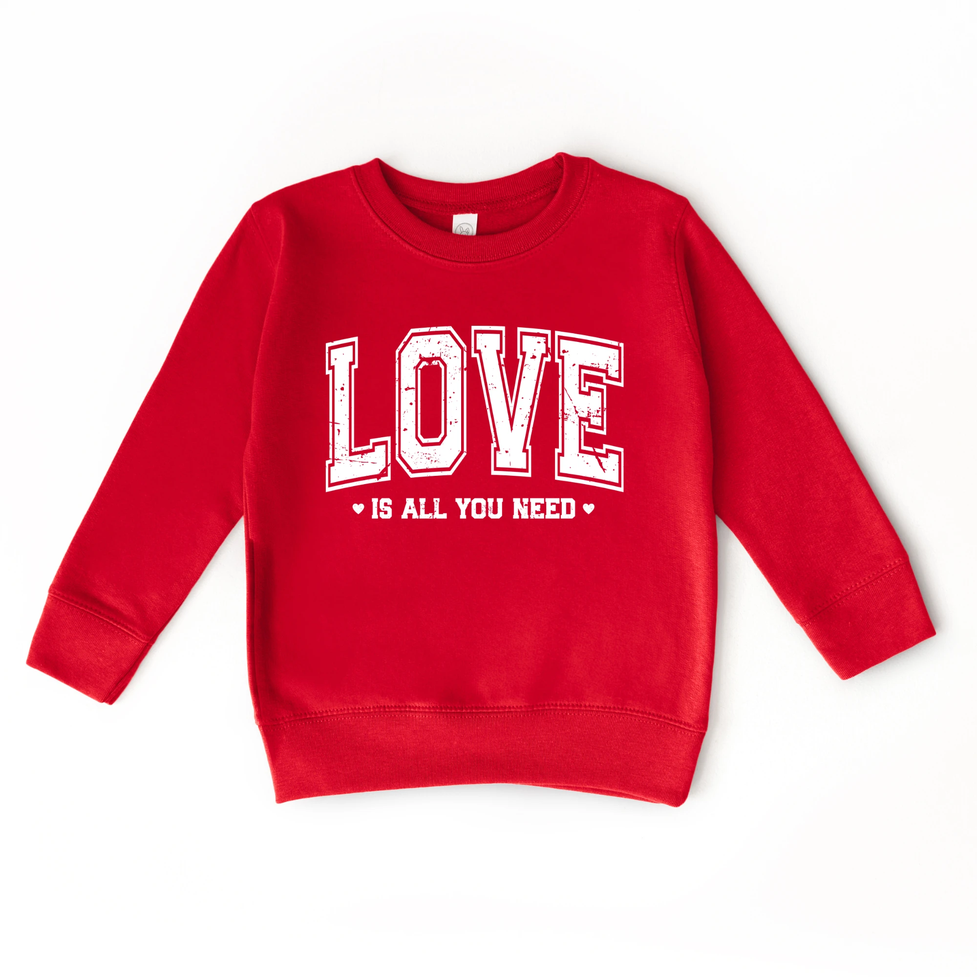 Love is all you need toddler or youth Sweater, Valentine's Day collection by Benny and Ray Apparel