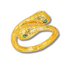 Gold Serpent Ring