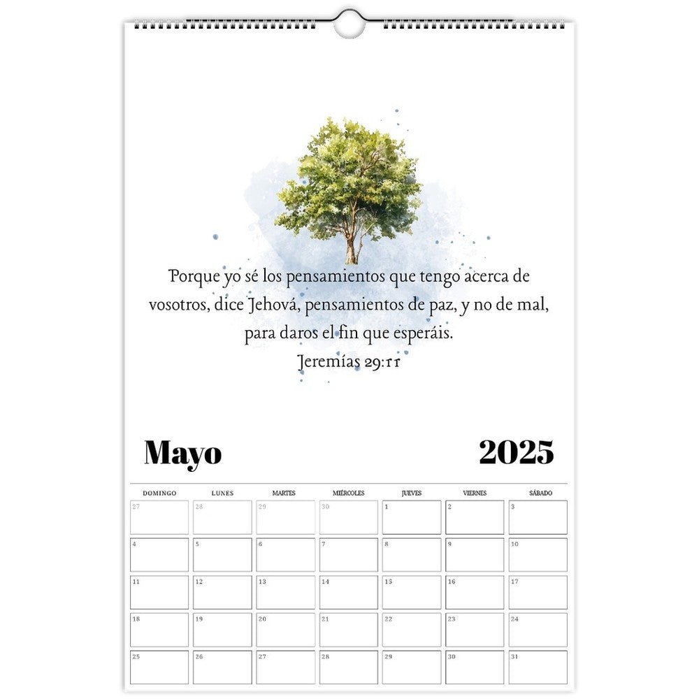 Muestrame el camino - Show me the Way Wall calendars 2025 (US & CA) Spanish - La Vie Bien - 2025 spanish - bible verse - bible verses spanish