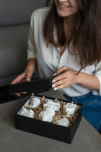 Handmade Porcelain Christmas Ornaments: Train Car