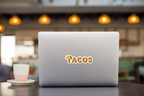 Taco Love Vinyl Lap Top or Water Bottle Sticker by Five Dot Post