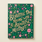 A Beautiful Day Begins With A Beautiful Mind Double-Sided Journal | 160 lined pages
