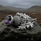Bold Scottish Thistle Brooch