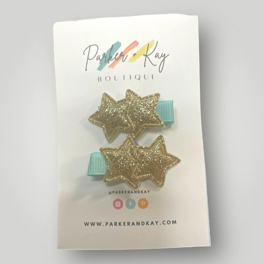 Twinkling Stars Hair Clips by Parker + Kay Creative