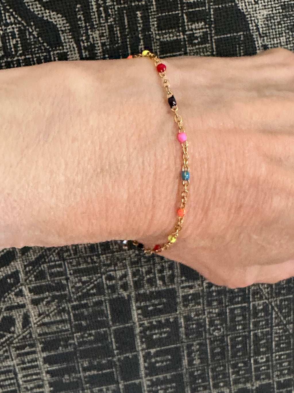 Colorful Cascade Bracelet by AdoreJules Designs