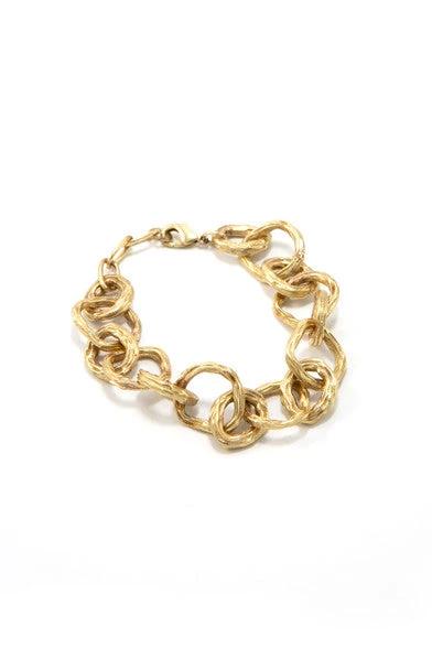 Luxe Brass Chunky Chain Bracelet by Fair Anita