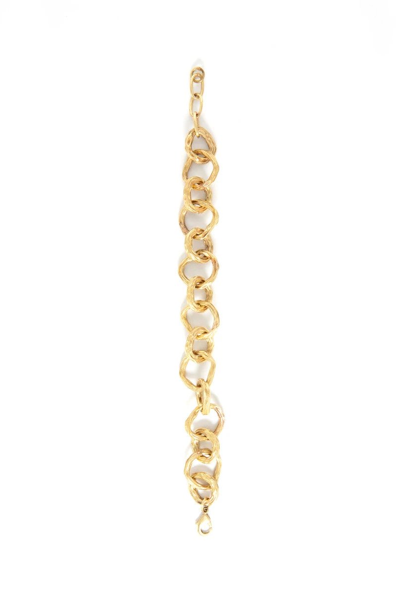 Luxe Brass Chunky Chain Bracelet by Fair Anita