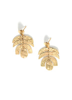 Wonder Hammered Brass Earrings by Fair Anita