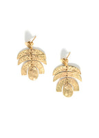 Wonder Hammered Brass Earrings by Fair Anita