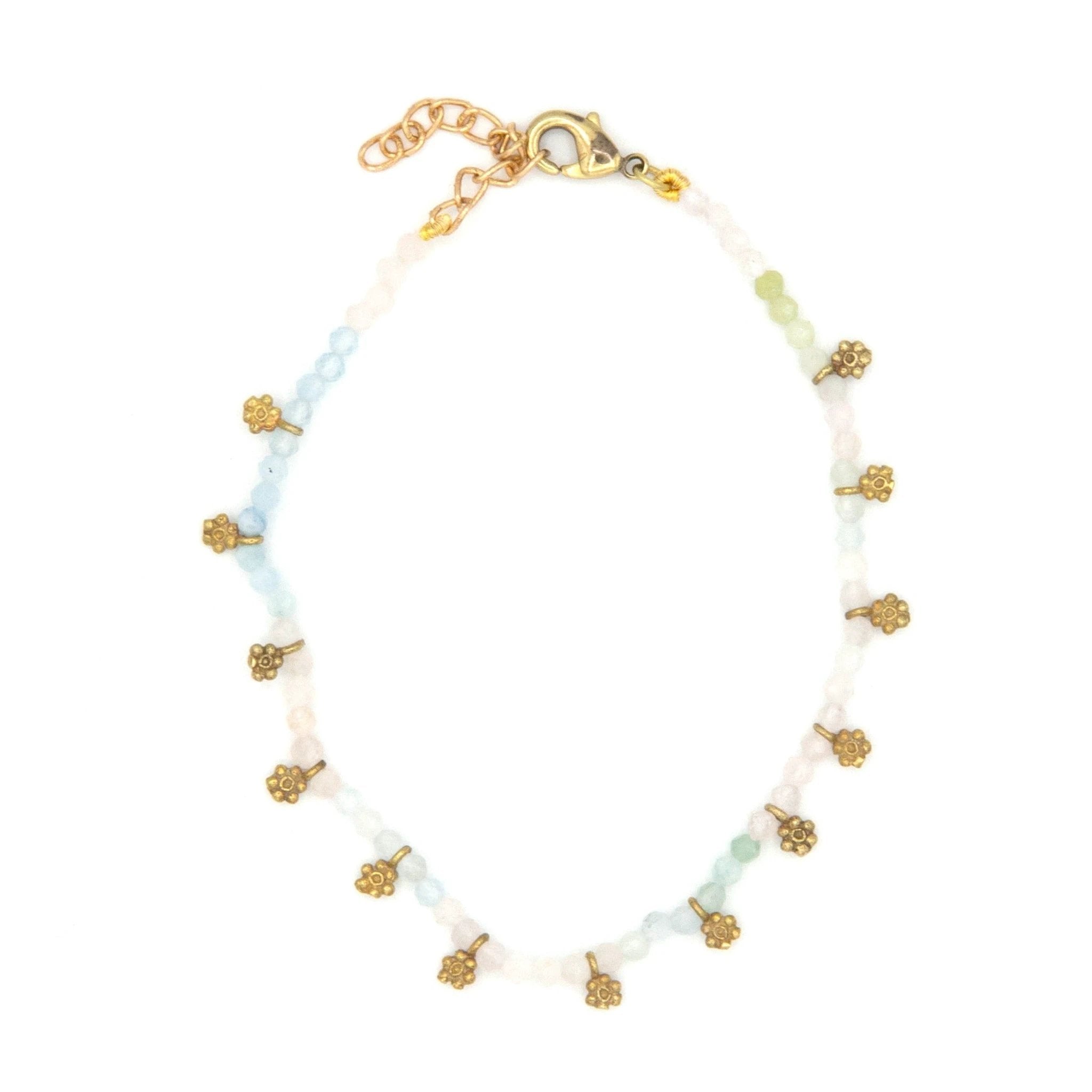 Laugh in Flowers Luxe Stone Bracelet by Fair Anita