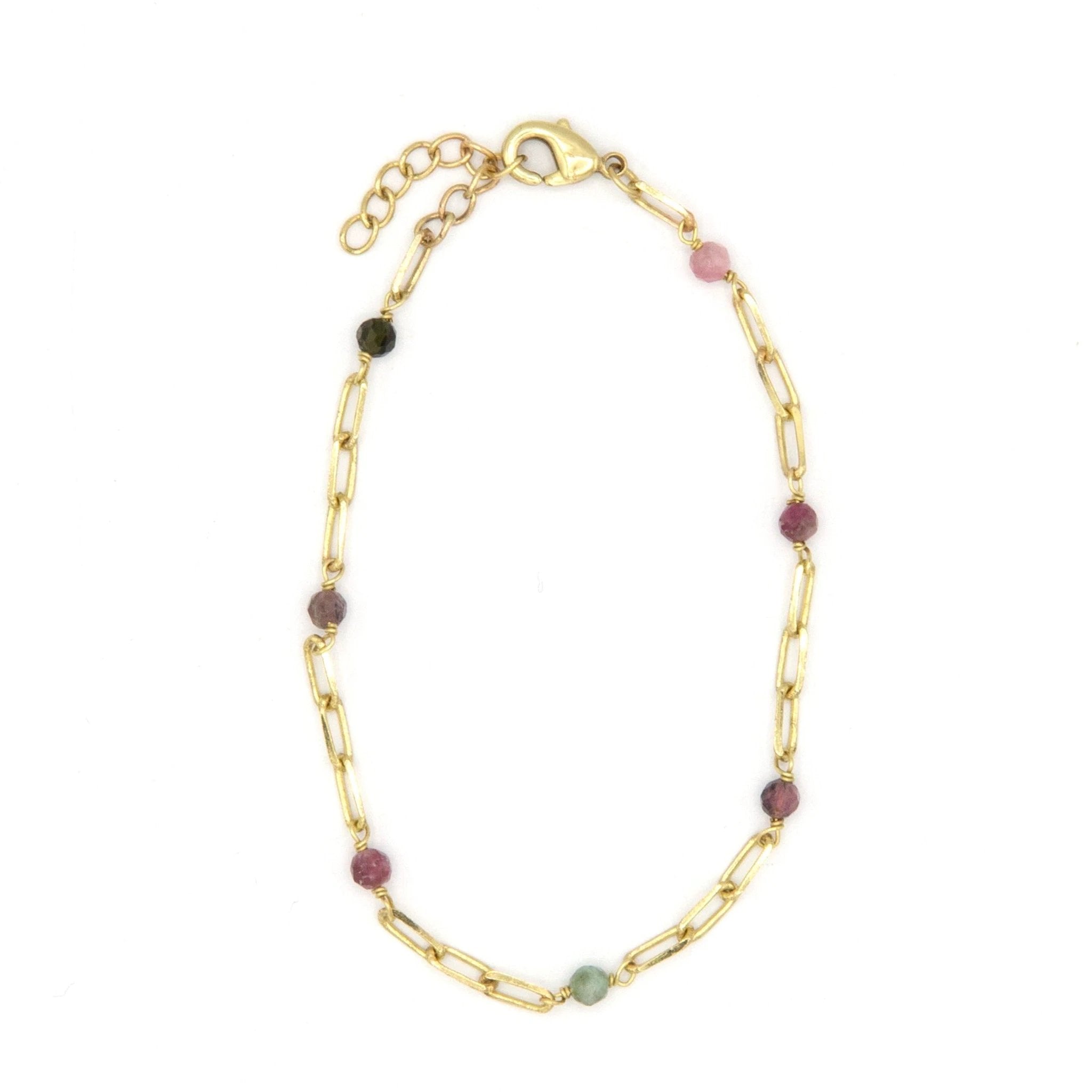 Tourmaline Link Bracelet by Fair Anita