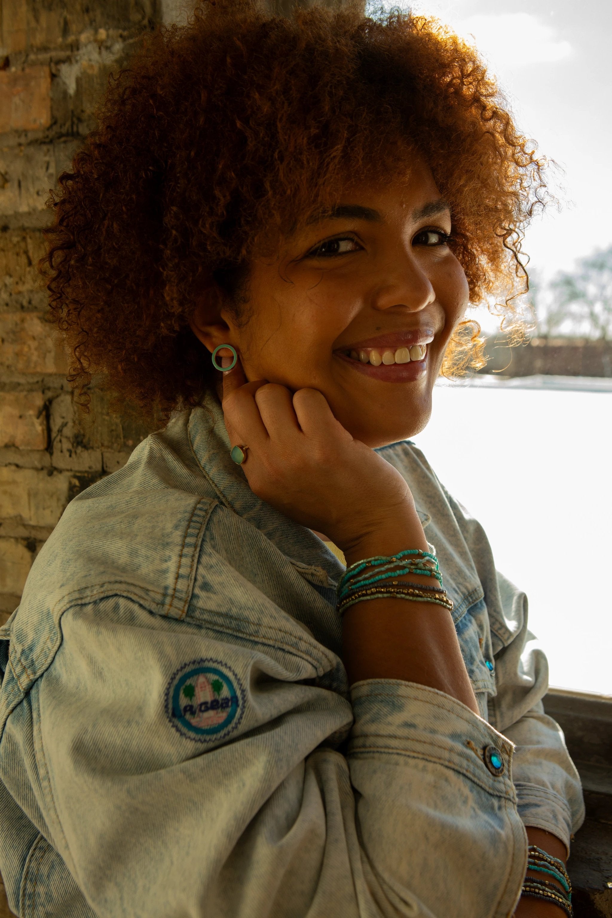 Tropical Waters Elastic Bracelet Set by Fair Anita