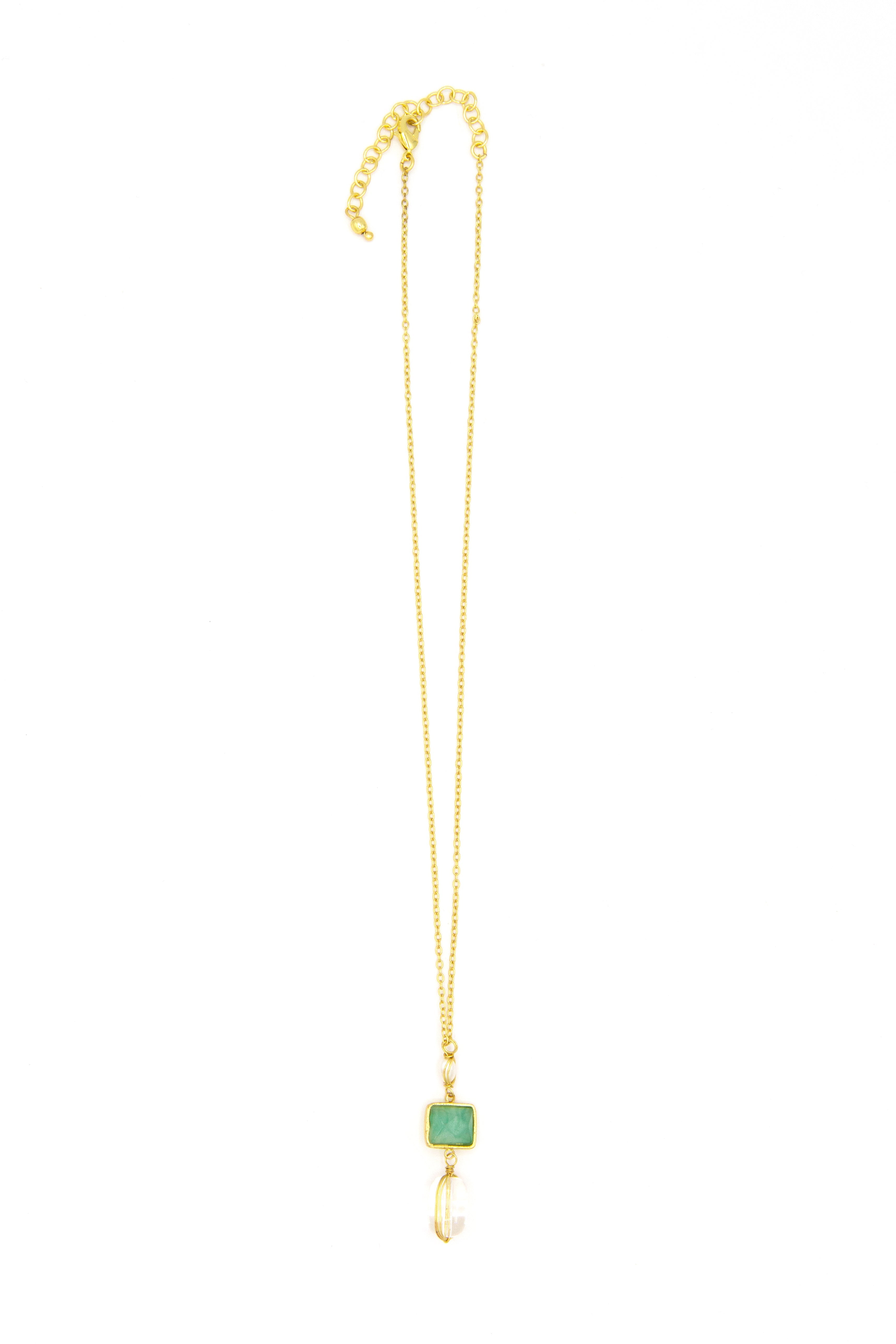 Regency Drop Pendant Necklace