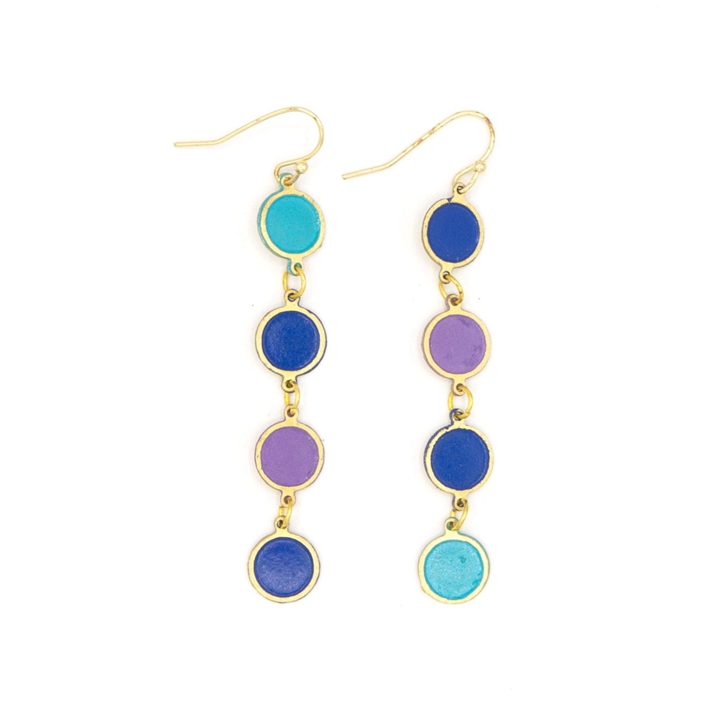 Color Study Enamel Earrings