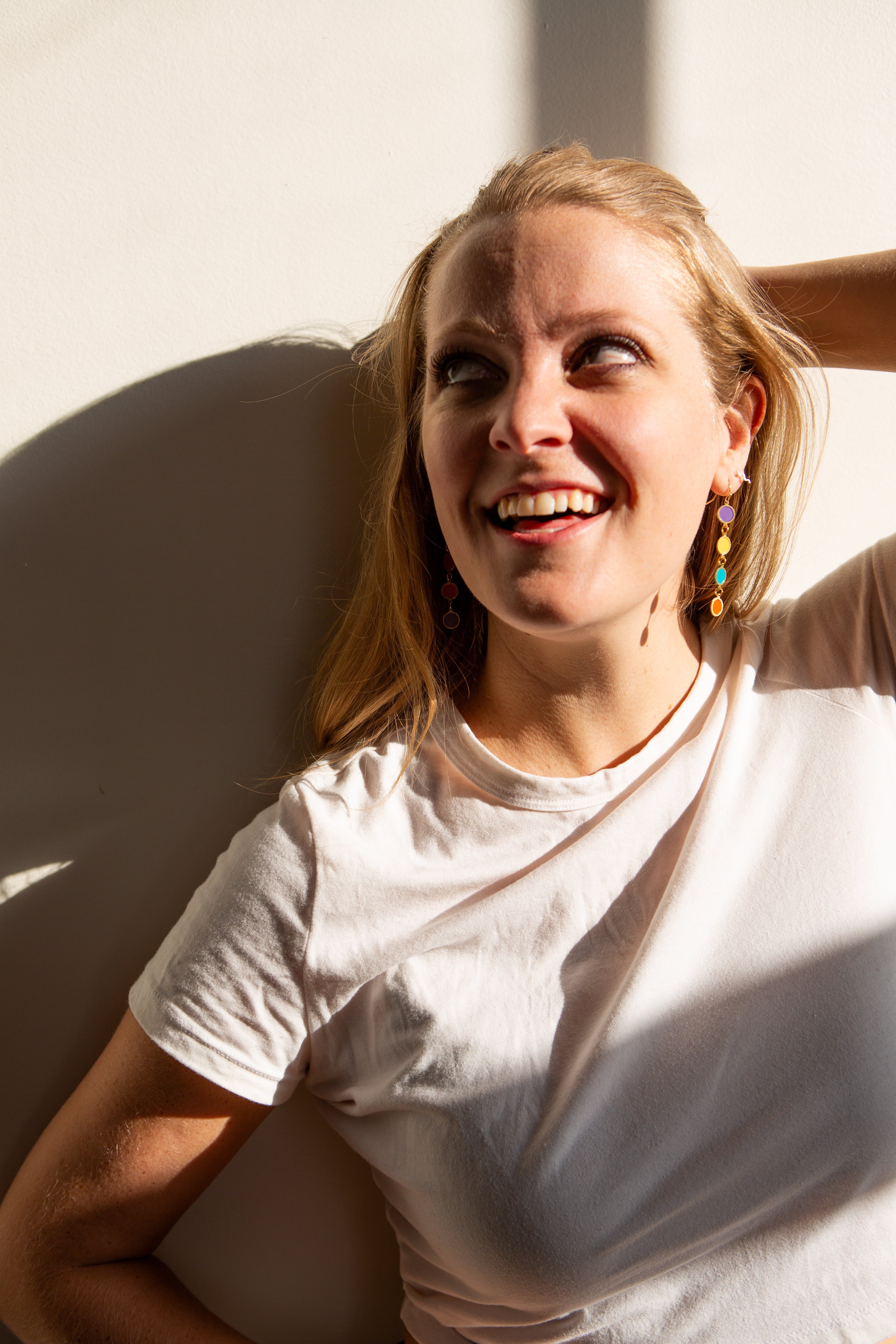 Color Study Enamel Earrings