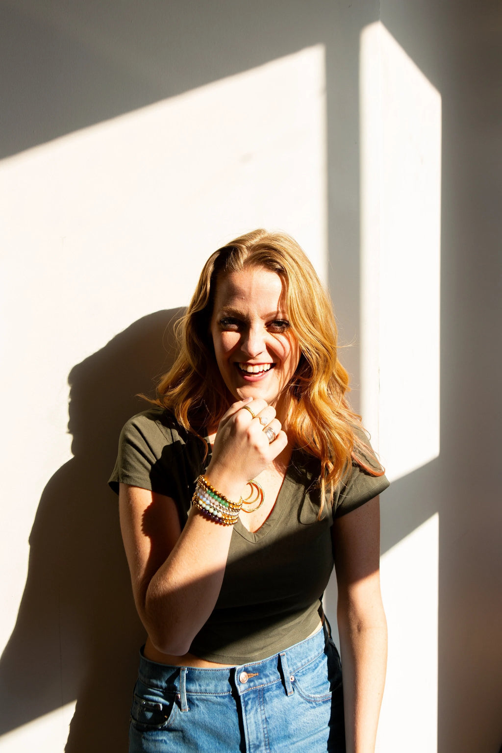 Stone Elastic Bracelet by Fair Anita