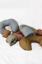 Lagoon Wipeable Cradle Arm Pillow by Little Mae & Co