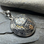 Petite Archangel Gabriel Sigil Pendant in Sterling Silver