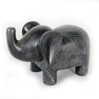 Graphic Gray Elephant - Soapstone