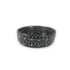 Mud Cloth Black Bowl - 8"