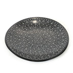 Mud Cloth Black Platter - 12"